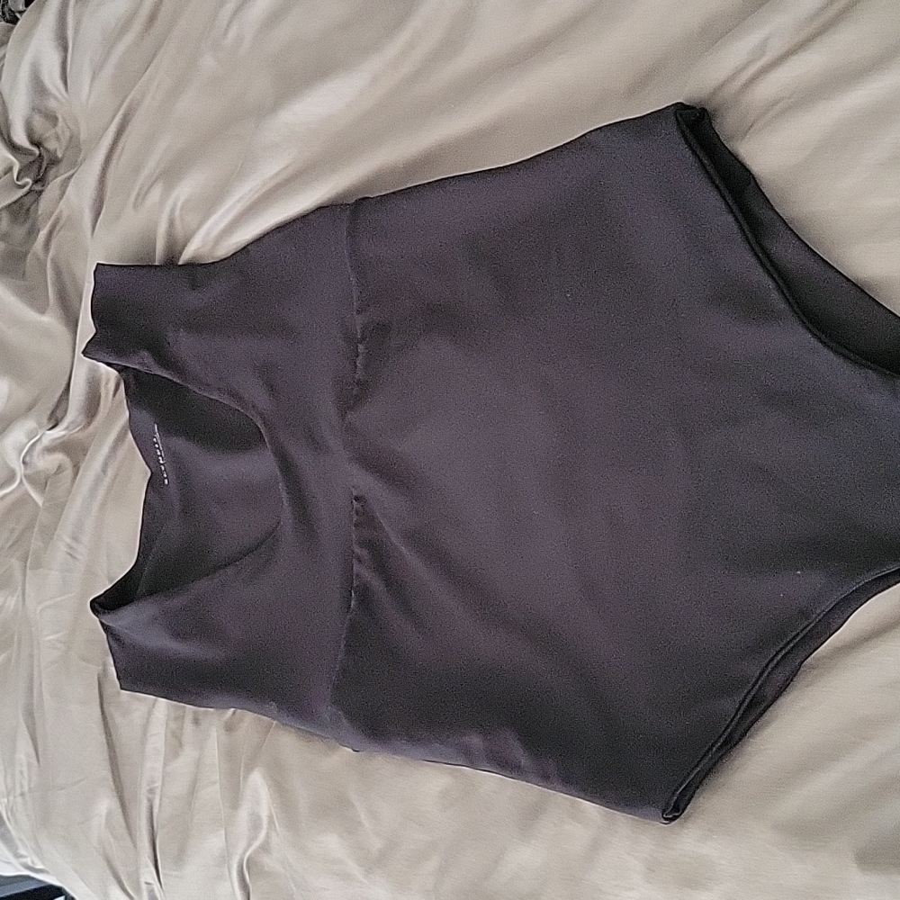 Black Olympia swim or body suit size Large